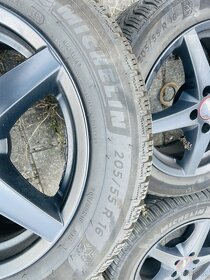 Alu kola Ronal R16 5x112 Zimni pneu vw audi seat Michelin - 4