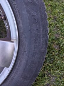 Alu disky AEZ 5x112 + zimní pneu Michelin Alpin 195/65 R15 - 4