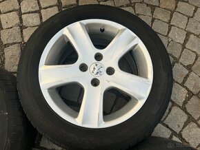 Alu kola Peugeot 4x108 r16 pneu letni 205/55 r16 - 4