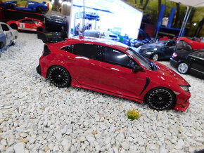 model auta Honda Civic FK8 Type-R Mugen RED Otto 1:18 - 4