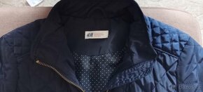 Dívčí podzimní zateplená bunda vel. 164 zn. H&M - 4