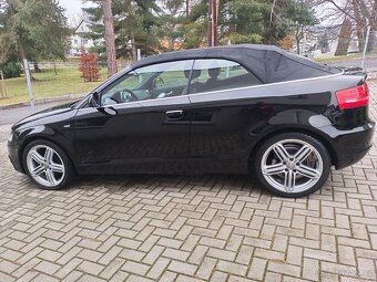 AUDI A3 CABRIO 2.0 TDI S-LINE, 103 KW, BIXENONY, NAVI - 4