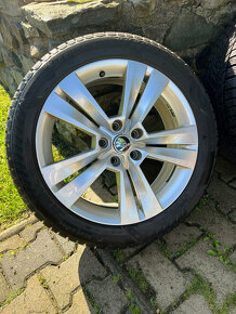 Alu 18" 5x112, orig. škoda Mytikas, Zimní PNEU, Karoq - 4