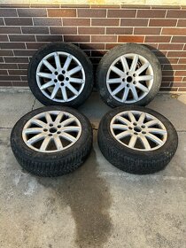 ORIGINAL ALU KOLA VW GOLF, ŠKODA 5x112 205/55 R16 ZIMNÍ PNEU - 4