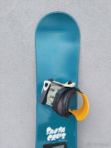 Snowboard CRAZY CREEK, 132 cm + boty NITRO - 4