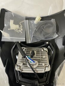 KTM EXC maska + LED světlo, nové s homologací - 4