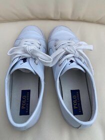 Bílé kožené tenisky Polo Ralph Lauren, 38/39 - 4