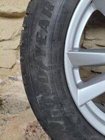 BMW X5 Alu kola, R18, 8 1/2Jx18, ET 46 & GoodYear zimni pneu - 4