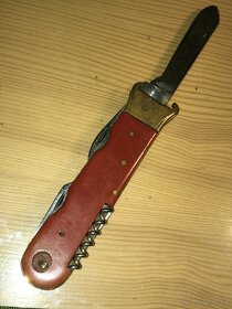 RETRO lovecký nůž s vytahovákem na patrony - 4