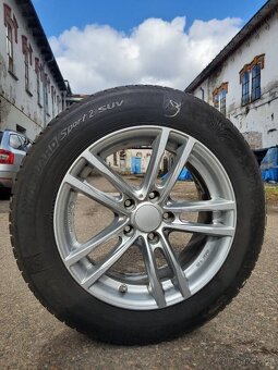 R17" alu kola 5x120 7,5jx17 et32 pneu 98-30% - 4