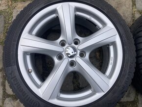 Alu kola RIAL 17" 5x112 zimní CONTINENTAL 225/45R17 WV ŠKODA - 4