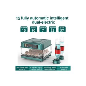 LÍHEŇ - PLNĚ AUTOMATICKÝ INKUBÁTOR 15 VAJEC - 4