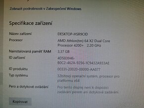 PC sestava - Athlon 4200+, 4GB RAM, SSD HDD, Windows 10 - 4