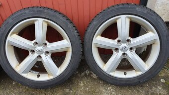 17" Audi rozteč 5x112 zimní jak nové - 4