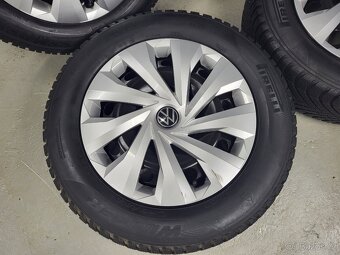 Originál 15" VW Škoda 5x100 zimní pneu 7-8mm - 4