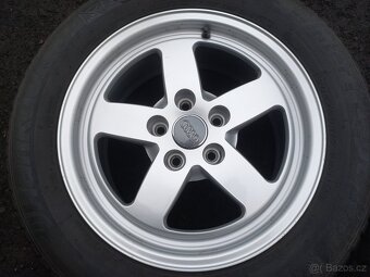 Prodám sadu Orig ALU kol Audi 205/60R16 zimní - 4