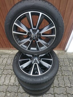 Škoda Yeti 17" Originální letní sada 225/50/17 Good Year - 4