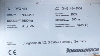 Jungheinrich DFG 435, pouze 3700 MTH - 4