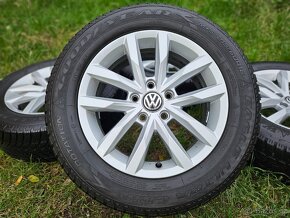 Kompletní zimní orig Alu kola VW SEPANG - 215/60 R16 - 5x112 - 4