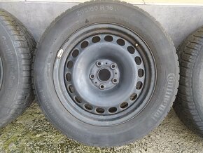 Sada kol zimní 205/60 R16 96H vč ráfku 5x112 na Vw Sharan - 4