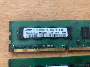 2x 2GB RAM DIM DDR3 Samsung PC3 - 4