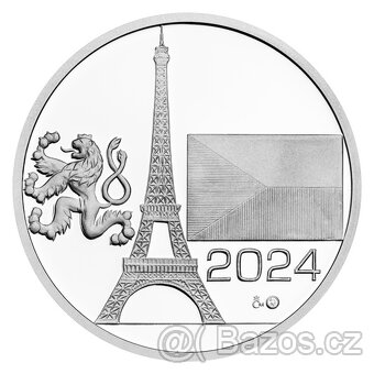 Stribrna medaile Paříž proof, LOH 2024 - 4