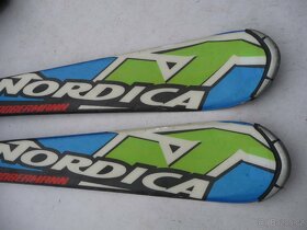 210. lyže NORDICA - 130cm + boty NORDICA 38 eu SET - 4