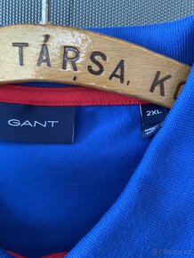 Panske polo tricko GANT modre nove 2XL - 4