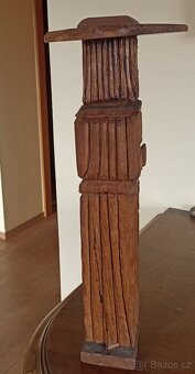 Stará vyřezávaná soška Krakonoše, výška 44cm - 4