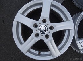 Alu disky na Škoda 15", 5x112, ET 48, šíře 6,5J - 4