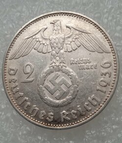 2 Reichsmark 1936 J (Říšská 2 marka) - 4