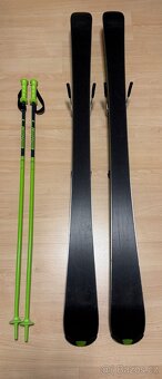 Prodám lyže Elan race RC 140 a dvoje hůlky 105 a 115 cm - 4