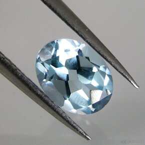 Topaz přírodní, ovál, modif. bril. - 1.79 ct. - 4