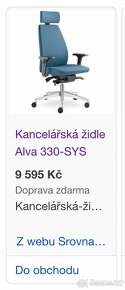 kancelářská židle LD Seating Alva - 4