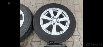 4x al kola 5x112 16 + pneu zimní 205/65 R16C - 4