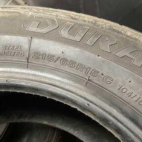 Letní pneu 215/65 R15C 104/102T Bridgestone 1x7 a 1x9mm - 4