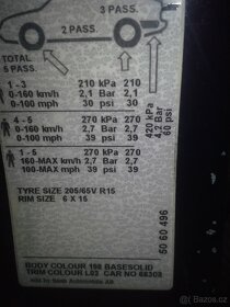 Saab 9-5  nárazník, blatníky, 5. vrata kombi, modrá barva... - 4