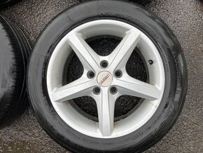 Alu kola R16 5x112 + pneu Continental 205/55R16 letní - 4