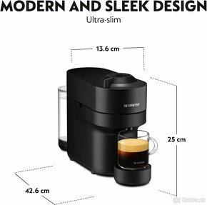 NOVÝ kapslový kávovar Nespresso Vertuo Pop Black GDV2 - 4