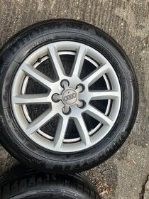 Letni sada original  B8 Audi R16 225/55, 5x112, ET45 - 4