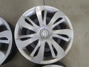 Plechové disky+ poklice 15" Mazda 2 - 4