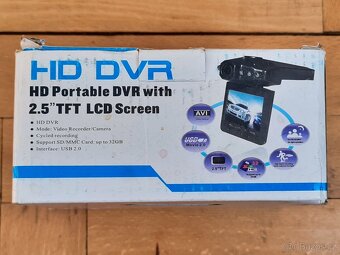 Nová autokamera HD DVR vč. baterie. - 4