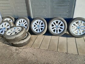 BMW ALU Kola R16 205/55, 2 sady kol, 5x120 - 4