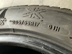 4ks zimních pneumatik MICHELIN ALPIN A5 205/55R17 91H - 4