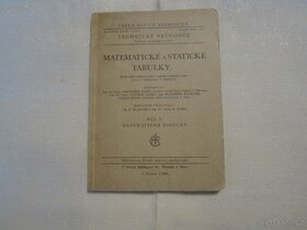 Matematické a statistické tabulky díl I. - 4