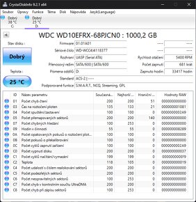 3x 3,5" HDD NAS disk - Western Digital RED 1000GB / 1TB - 54 - 4