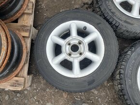 13" ALU kola 4x100 BORBET 6,5Jx13 R13 zimní - 4