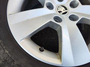 16"zimní alu sada Orion 5x112 origo Škoda Superb 3 Passat 3G - 4