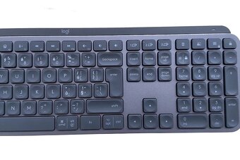 Logitech MX Keys SK/CZ, čierna – Bluetooth 3v1 klávesnica - 4