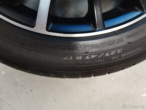 1ks ALU disk - 7,5Jx17 rozteč 5x112, pneu 225/45 R17 - 4